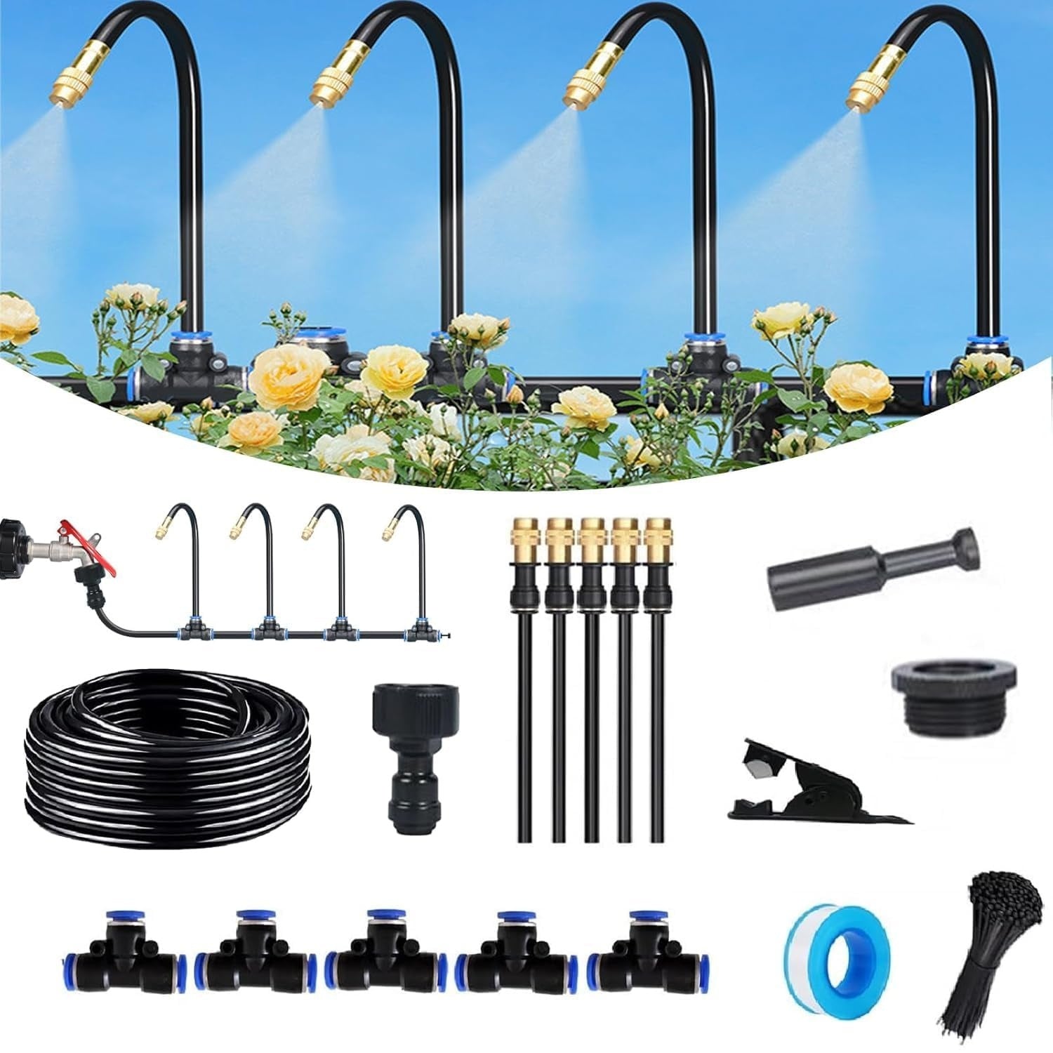 Drip Irrigation Kit — DIY Automatic Garden Watering System