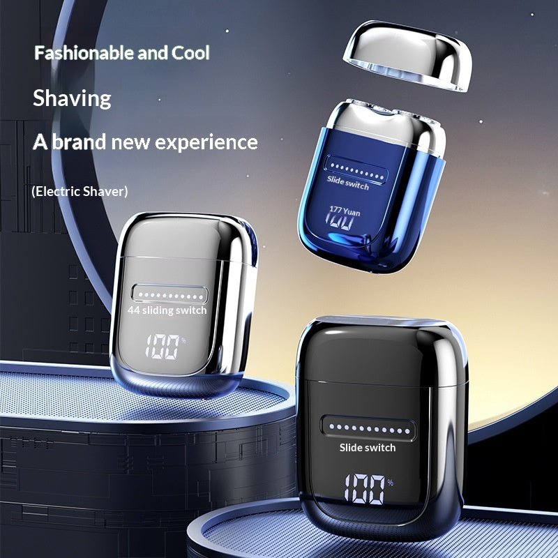 Portable Electric Shaver — LED Display, USB Fast Charge, Washable