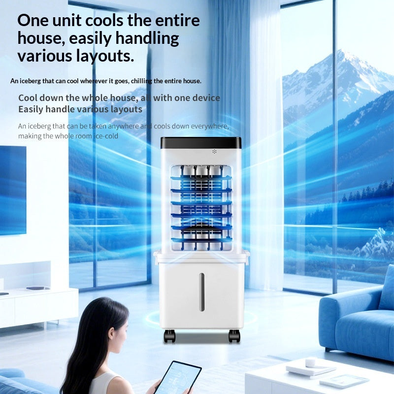 Oscillating Mini Fan — Portable Desk Cooling Fan