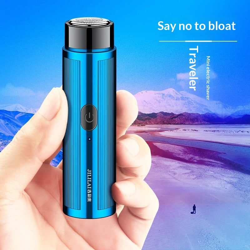 Mini Electric Shaver — Single-Head Pocket Razor