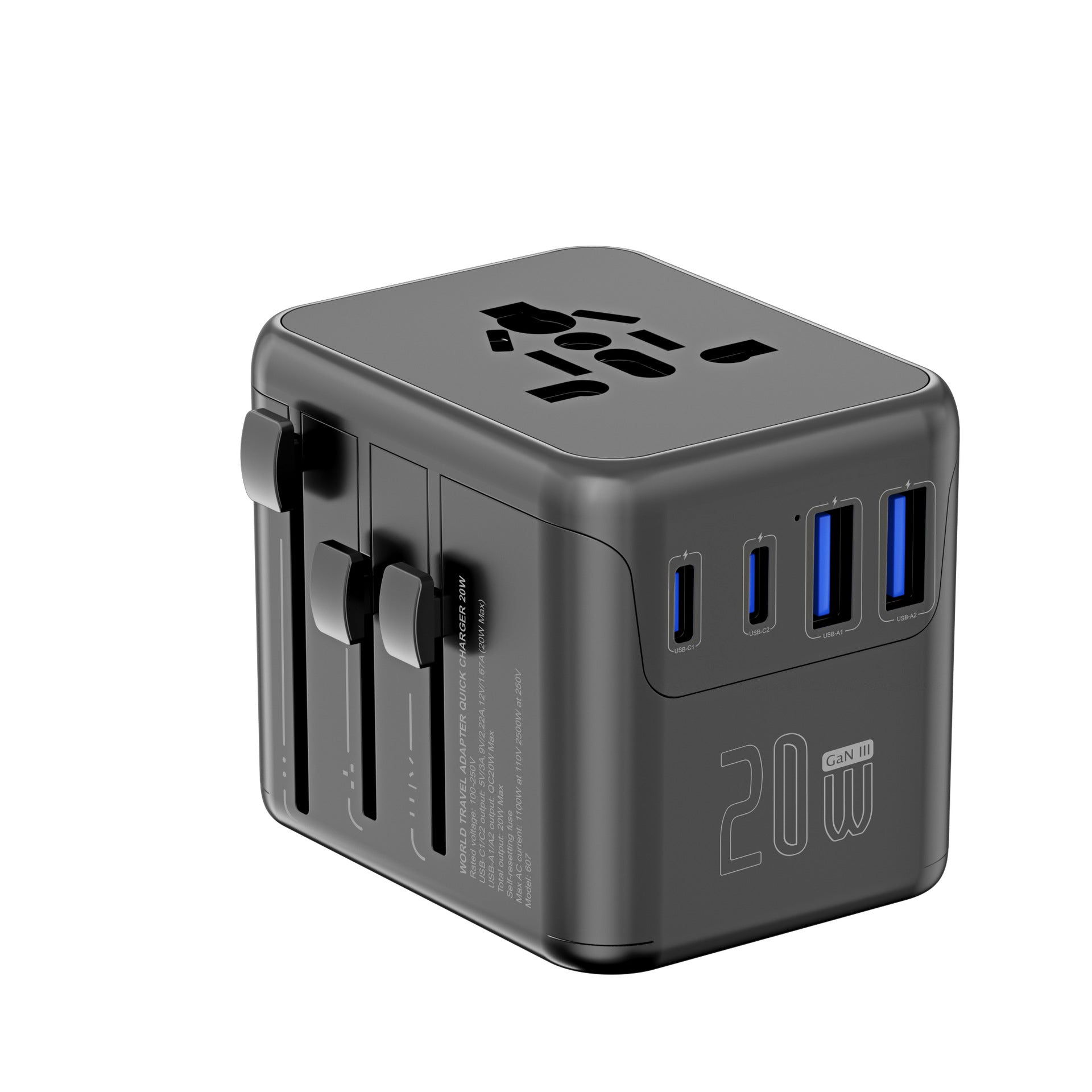 Multifunctional Wireless Travel Plug Adapter