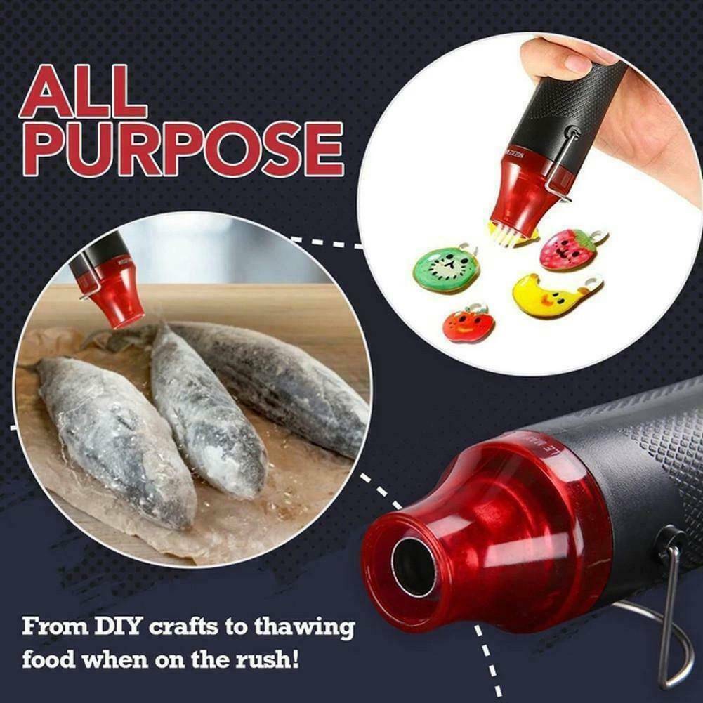 300W Portable Hot Air Gun, Mini Portable Heat Gun For DIY, Crafts, Shrink Wrapping
