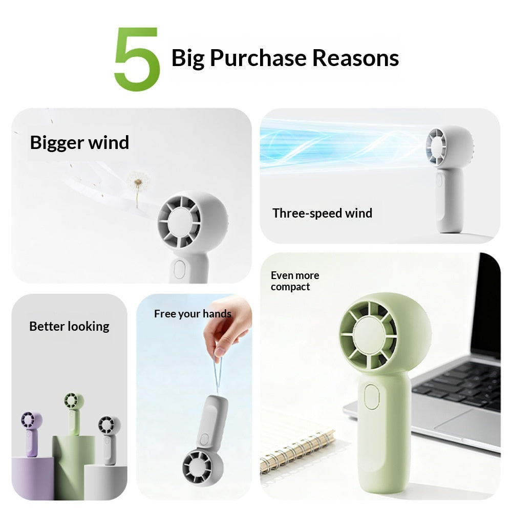 Pocket Fan — Ultra-Compact Personal Cooling Fan