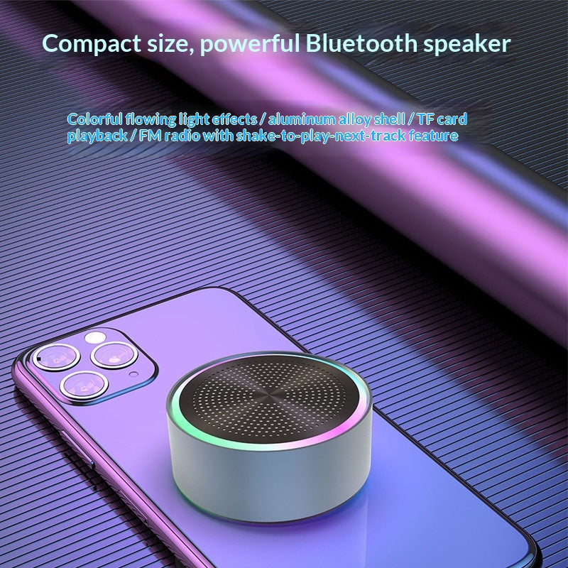 Mini Aluminium Bluetooth Speaker — Pocket-Sized with SD Card Slot