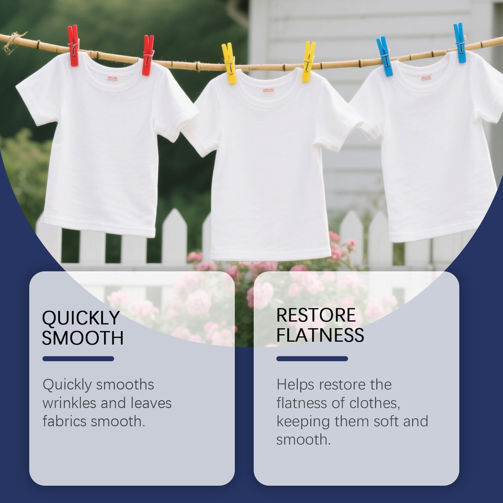 Wrinkle Release Spray — No-Iron Fabric Smoother for Travel & Home