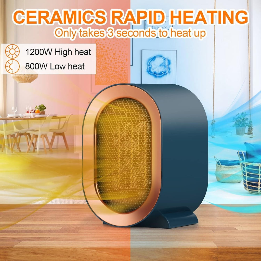Ceramic heater in use