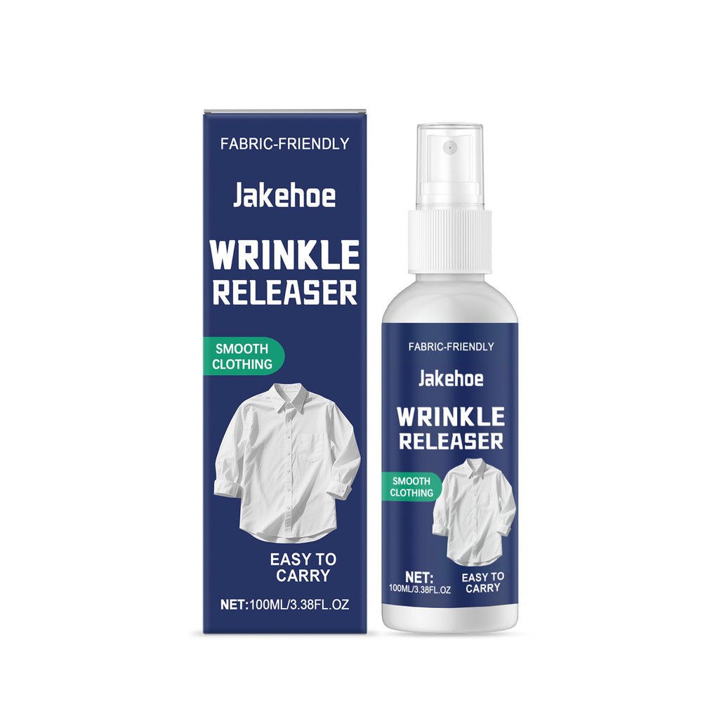 Wrinkle Release Spray — No-Iron Fabric Smoother for Travel & Home