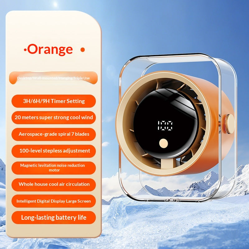 Air Circulator Desk Fan — Compact Smart Circulation Fan