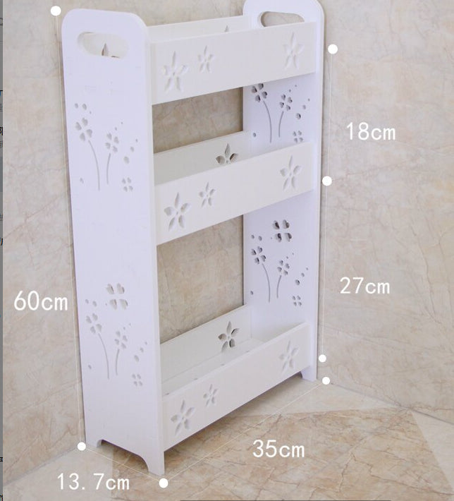 Kitchen & Bathroom Organiser Shelf — No-Drill Storage Rack