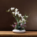 Artificial Orchid Arrangement — Silk Flowers for Living Rooms