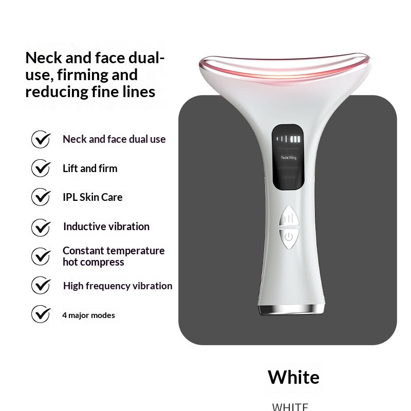 LED Neck & Chin Massage Device — Rechargeable Toning Tool