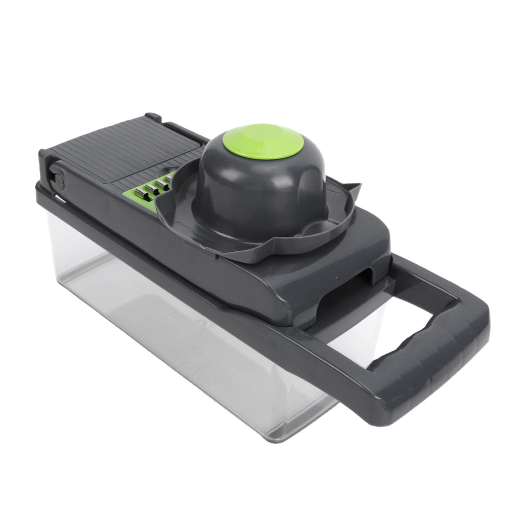 Manual Vegetable Chopper — 1.5L Container, Pull-Cord Cutter