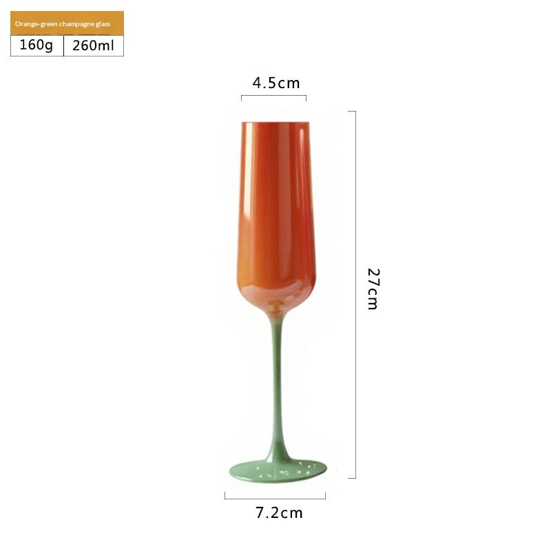 Champagne Flutes — French-Style Stemmed Sparkling Wine Glasses