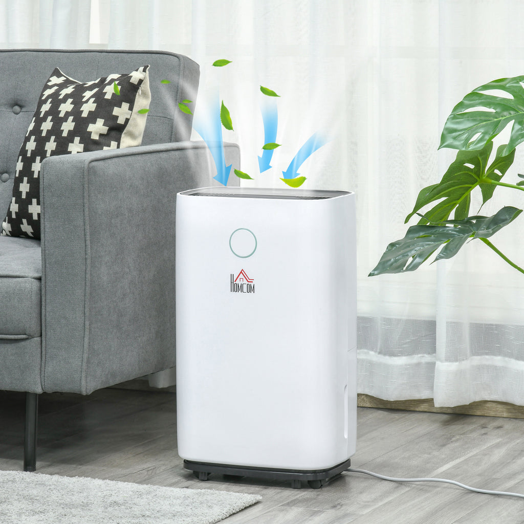 Dehumidifier in a living room