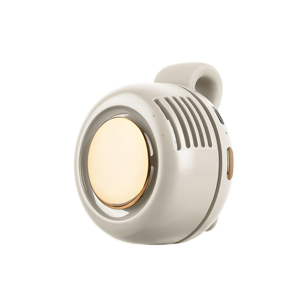 Clip-On Bladeless Fan — Silent Wearable 3-Speed Cooling