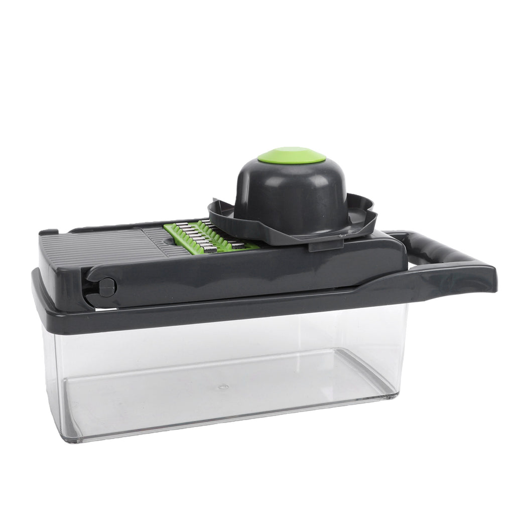 Manual Vegetable Chopper — 1.5L Container, Pull-Cord Cutter